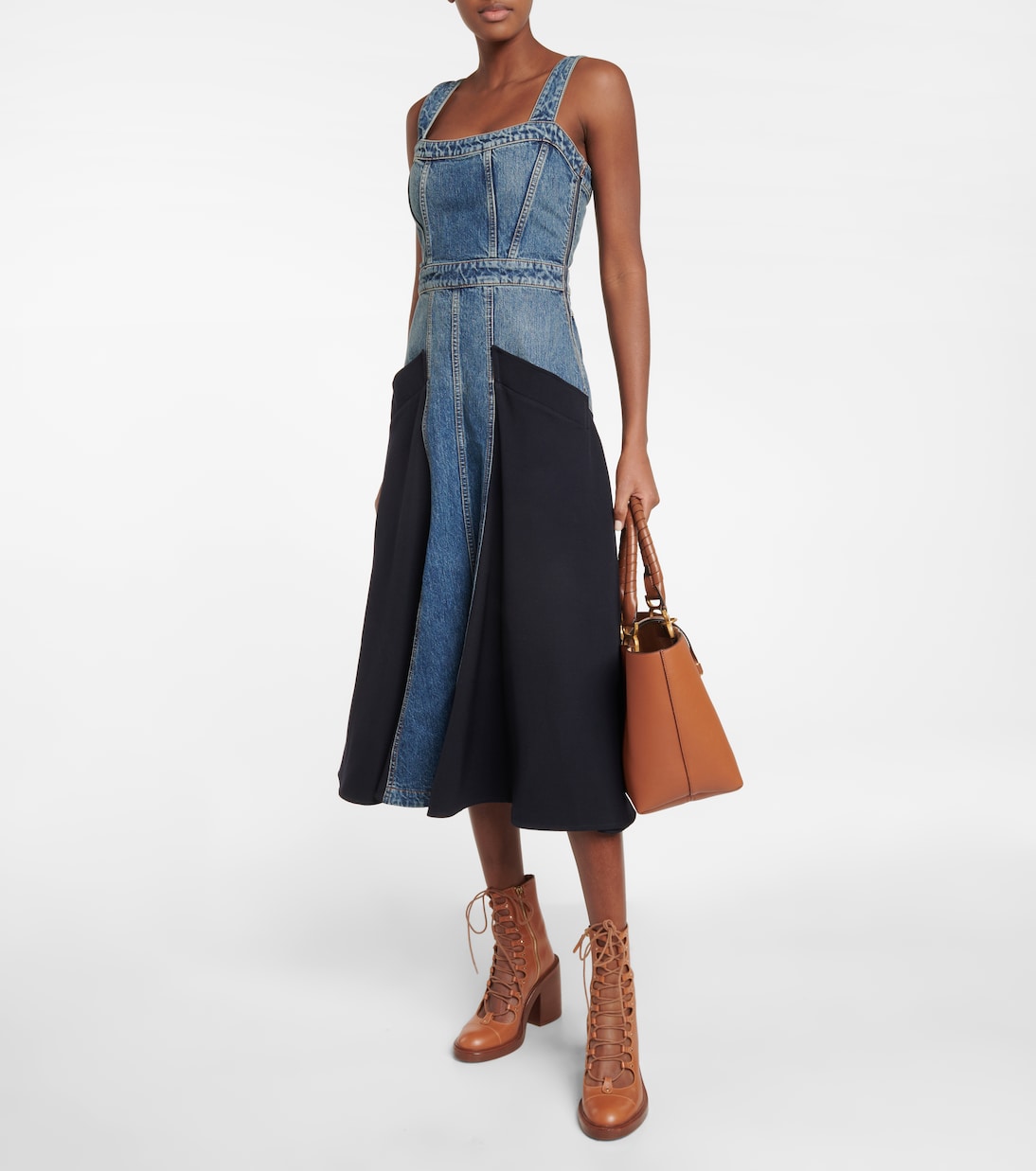Robe midi en jean | Chloé