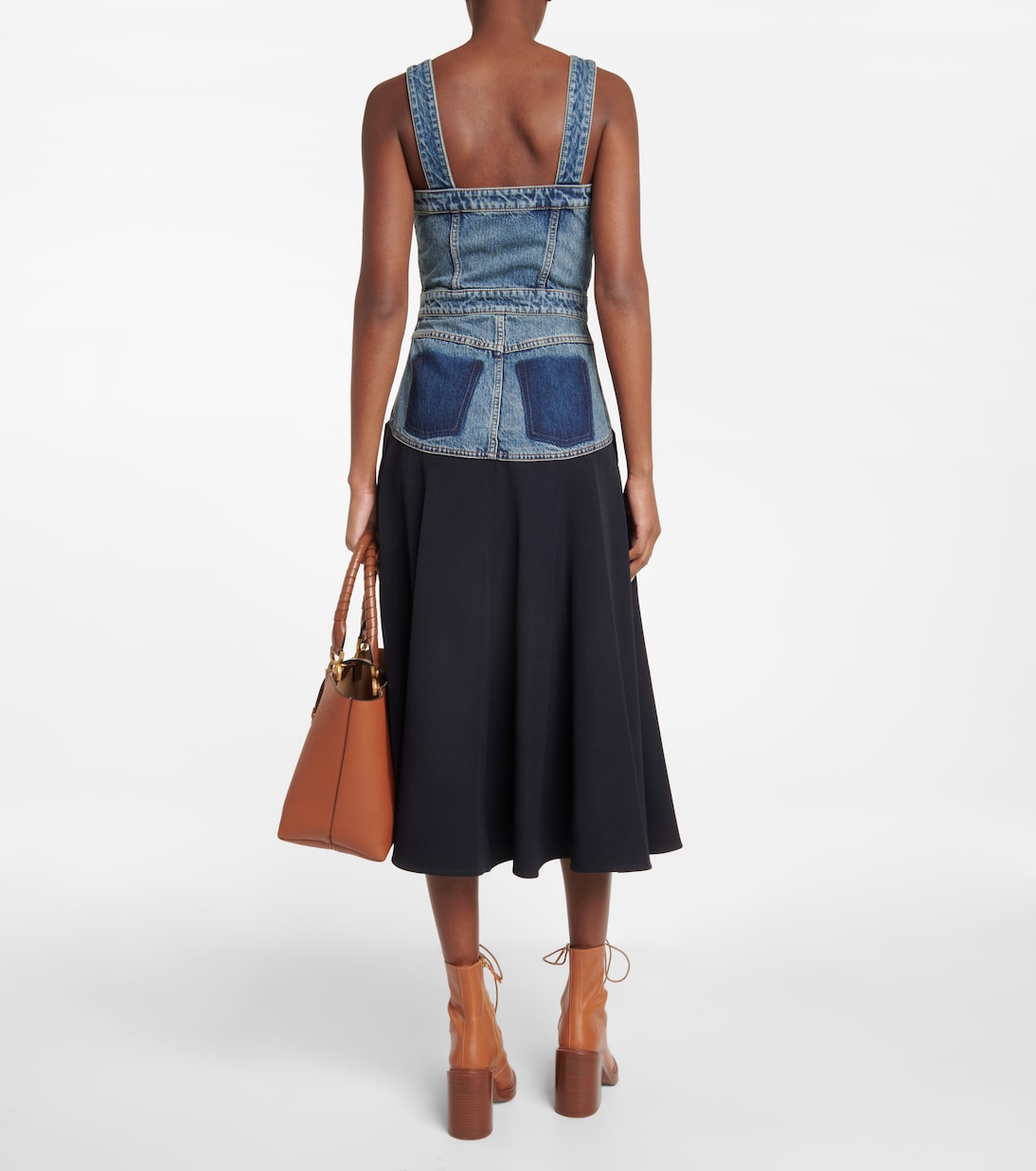 Robe midi en jean | Chloé