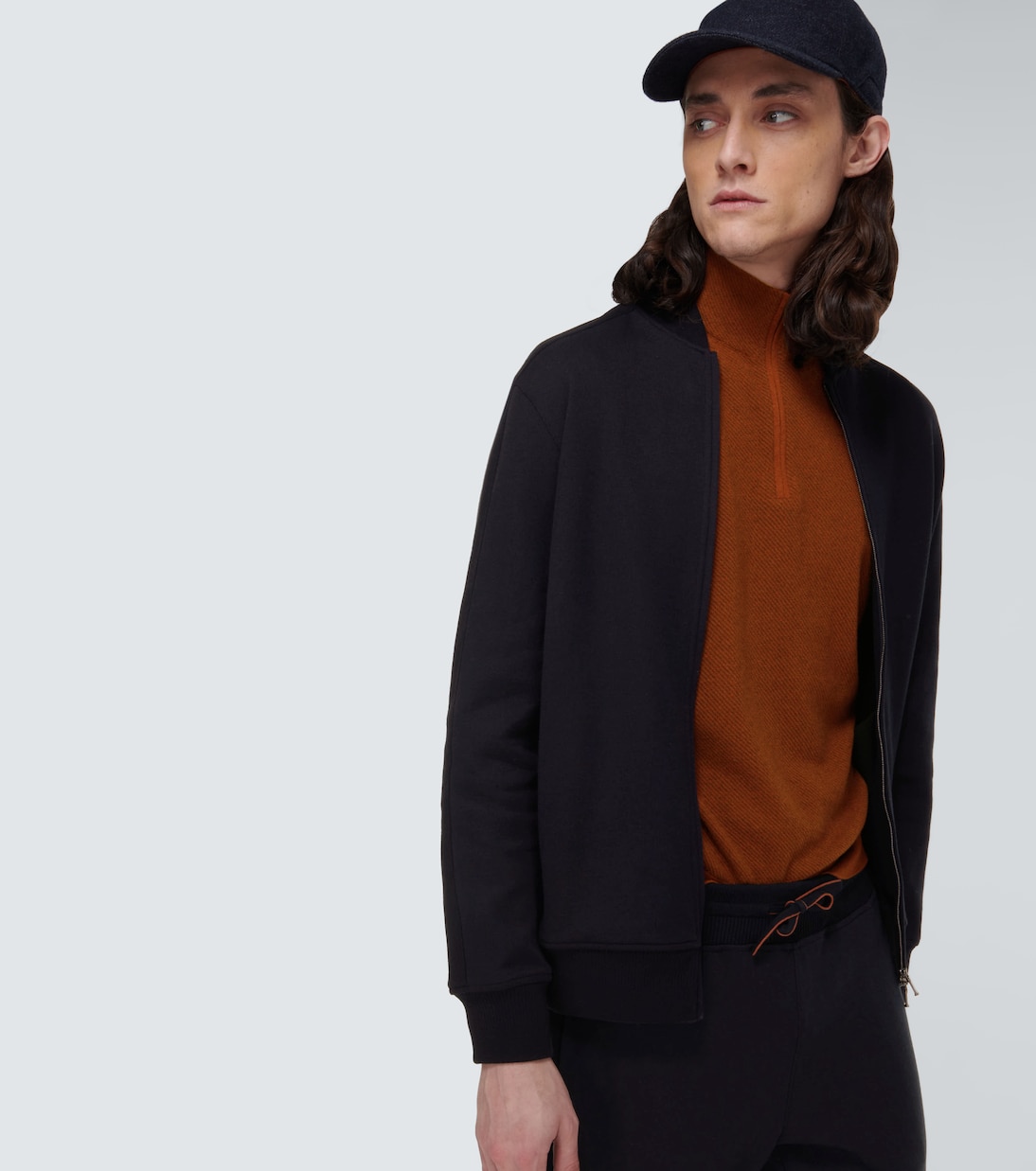 Bomber Whitney en mezcla de algodón | Loro Piana
