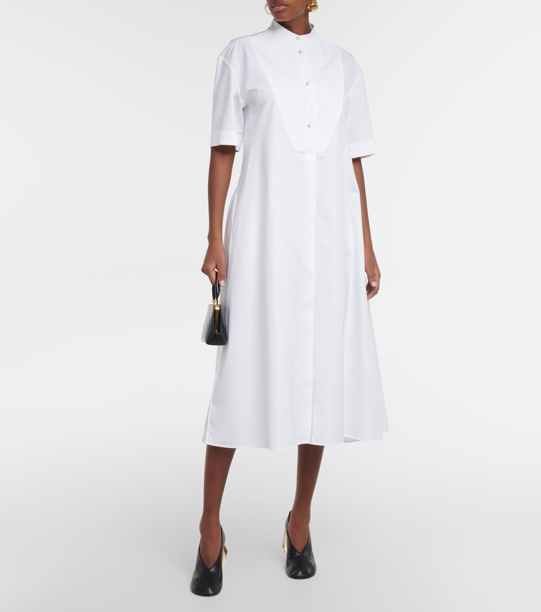 Cotton midi dress | Jil Sander