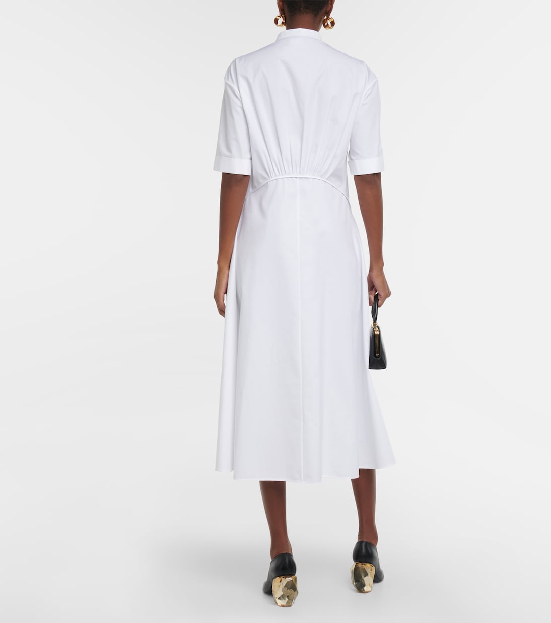 Cotton midi dress | Jil Sander