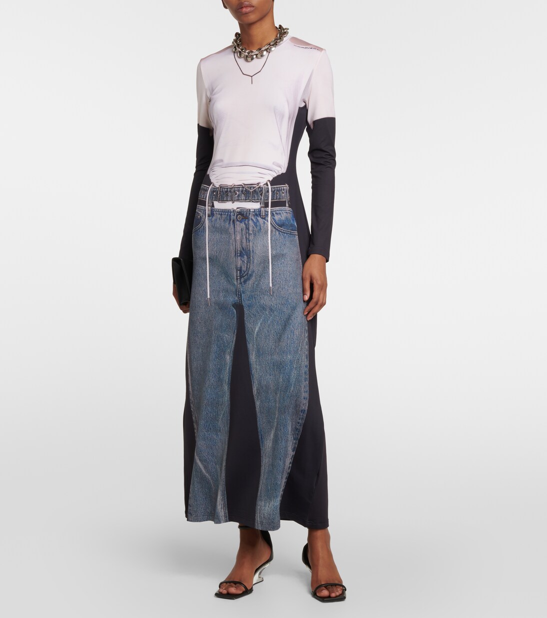 x Jean Paul Gaultier Trompe L'Oeil maxi dress | Y/Project