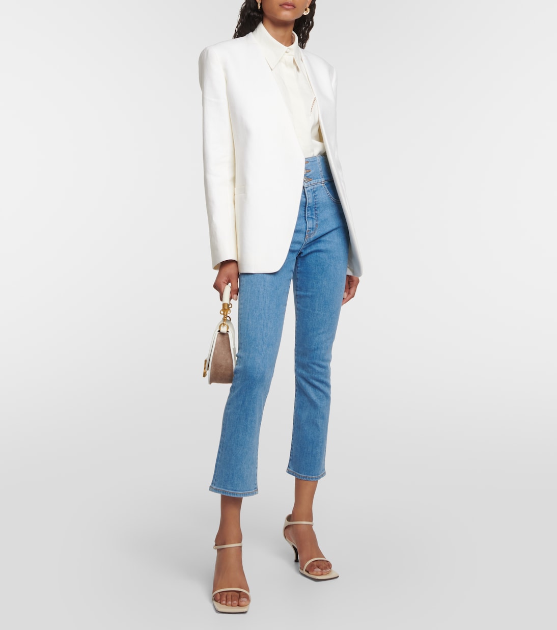Carly high-rise kick-flare jeans | Veronica Beard