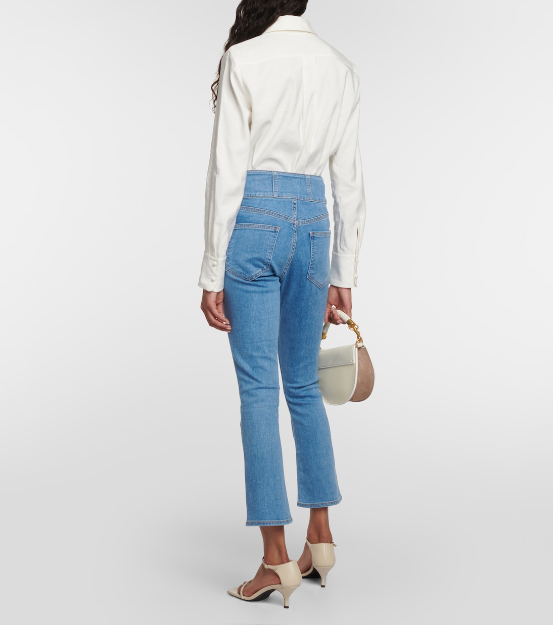 Carly high-rise kick-flare jeans | Veronica Beard