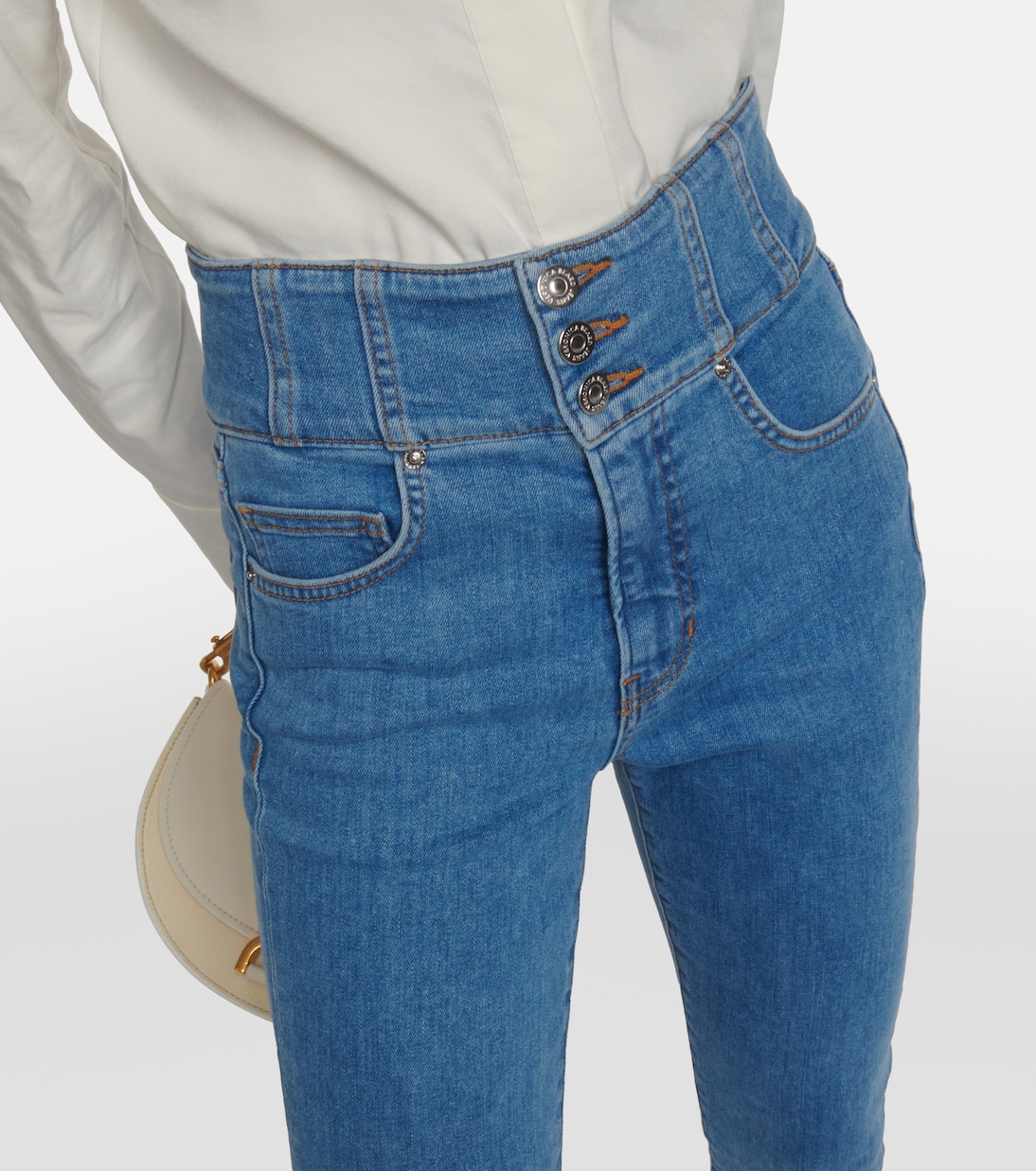 Carly high-rise kick-flare jeans | Veronica Beard