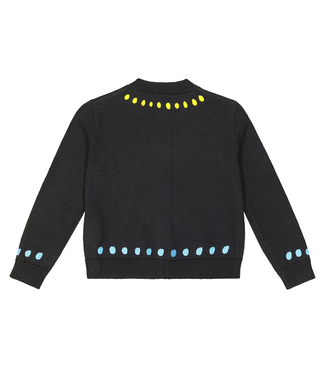 Cardigan brodé en coton et laine | Stella McCartney Kids