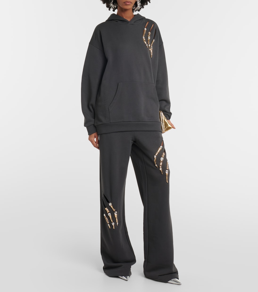Sudadera Claw con capucha y aberturas | Area
