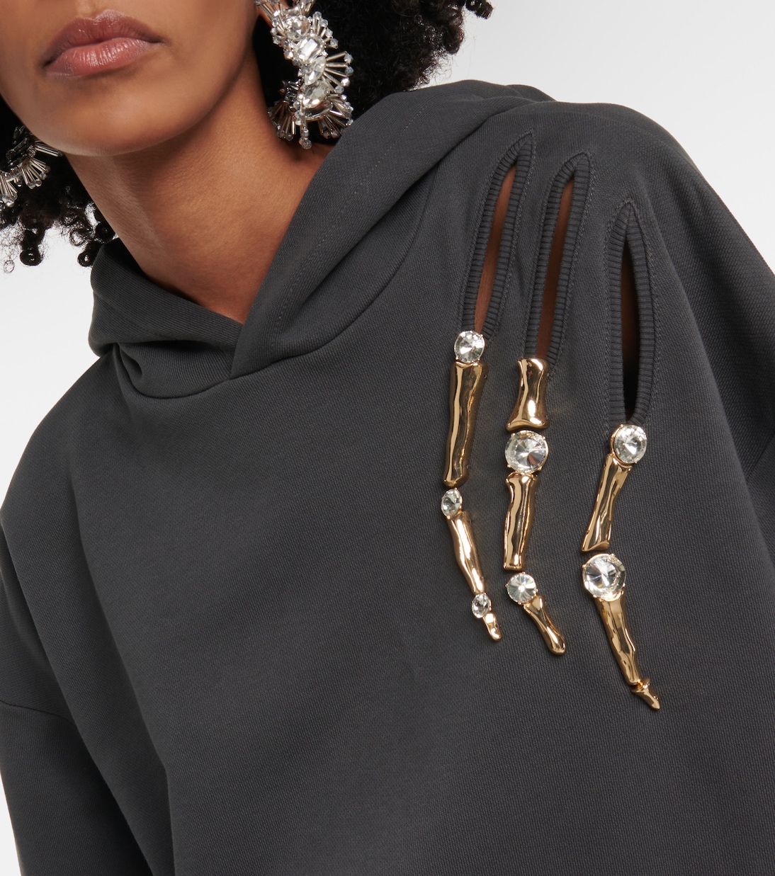 Sudadera Claw con capucha y aberturas | Area