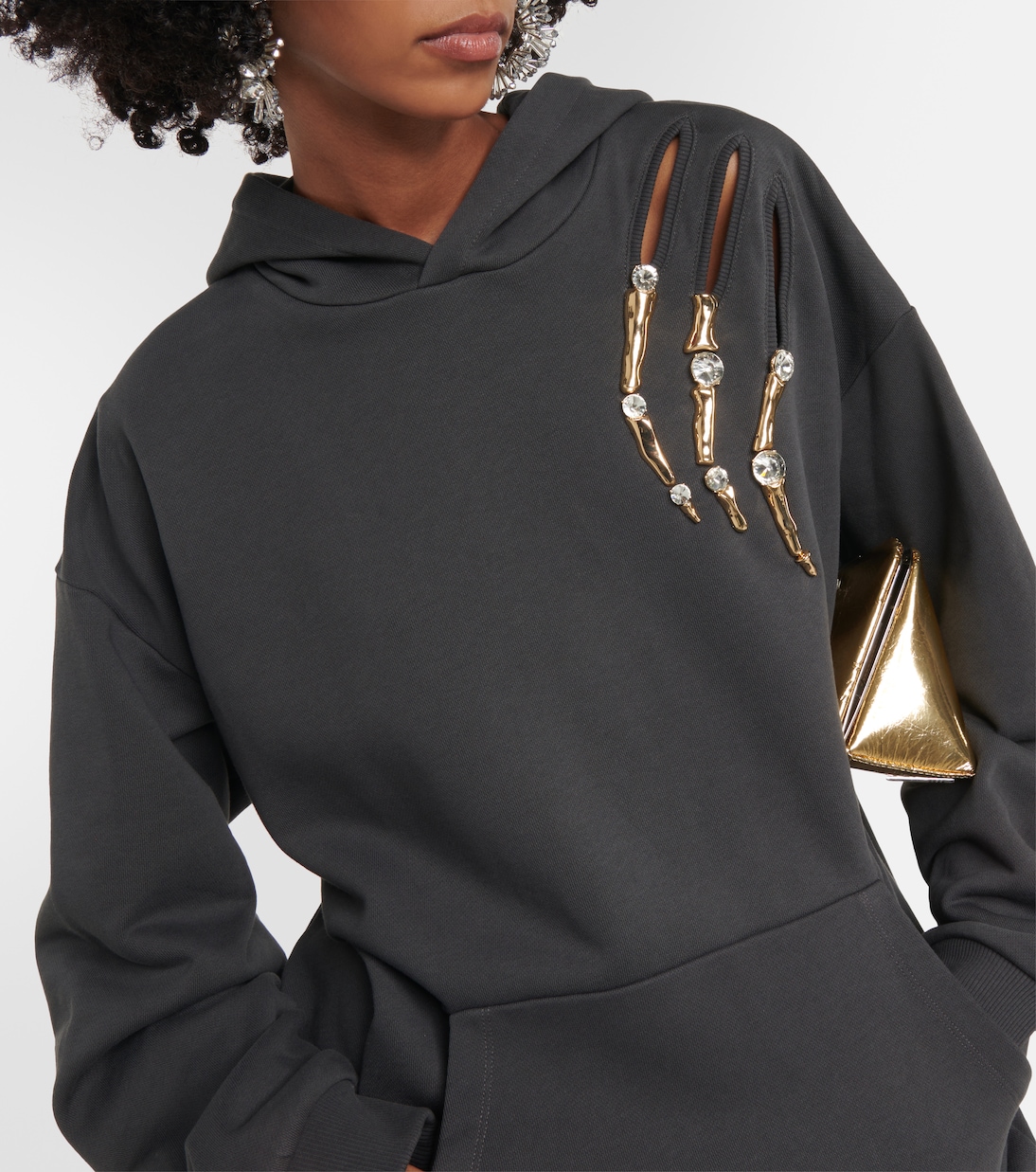 Sudadera Claw con capucha y aberturas | Area