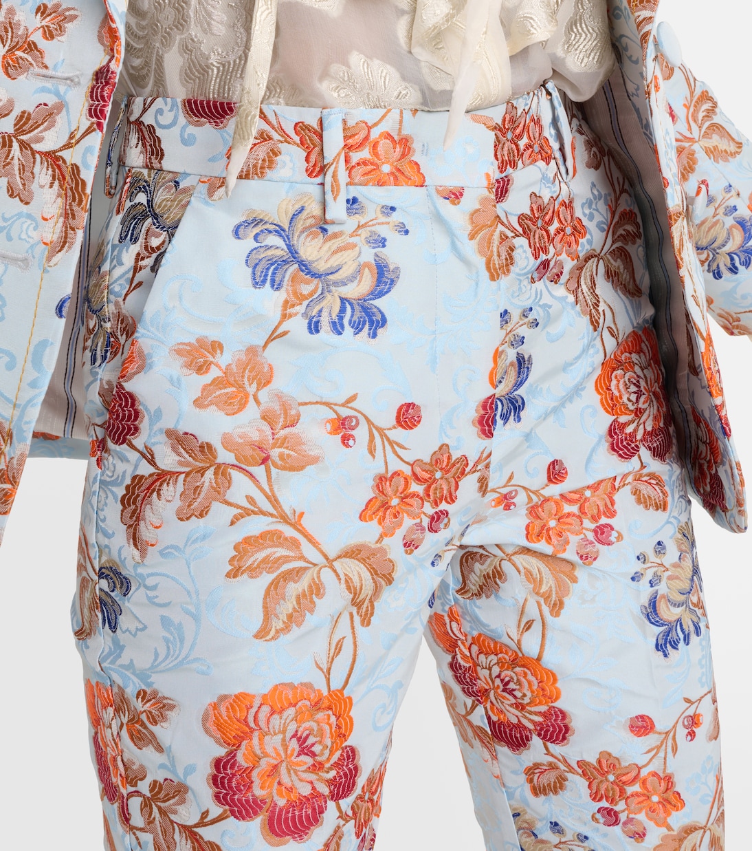 Pantalon en jacquard à fleurs | Etro