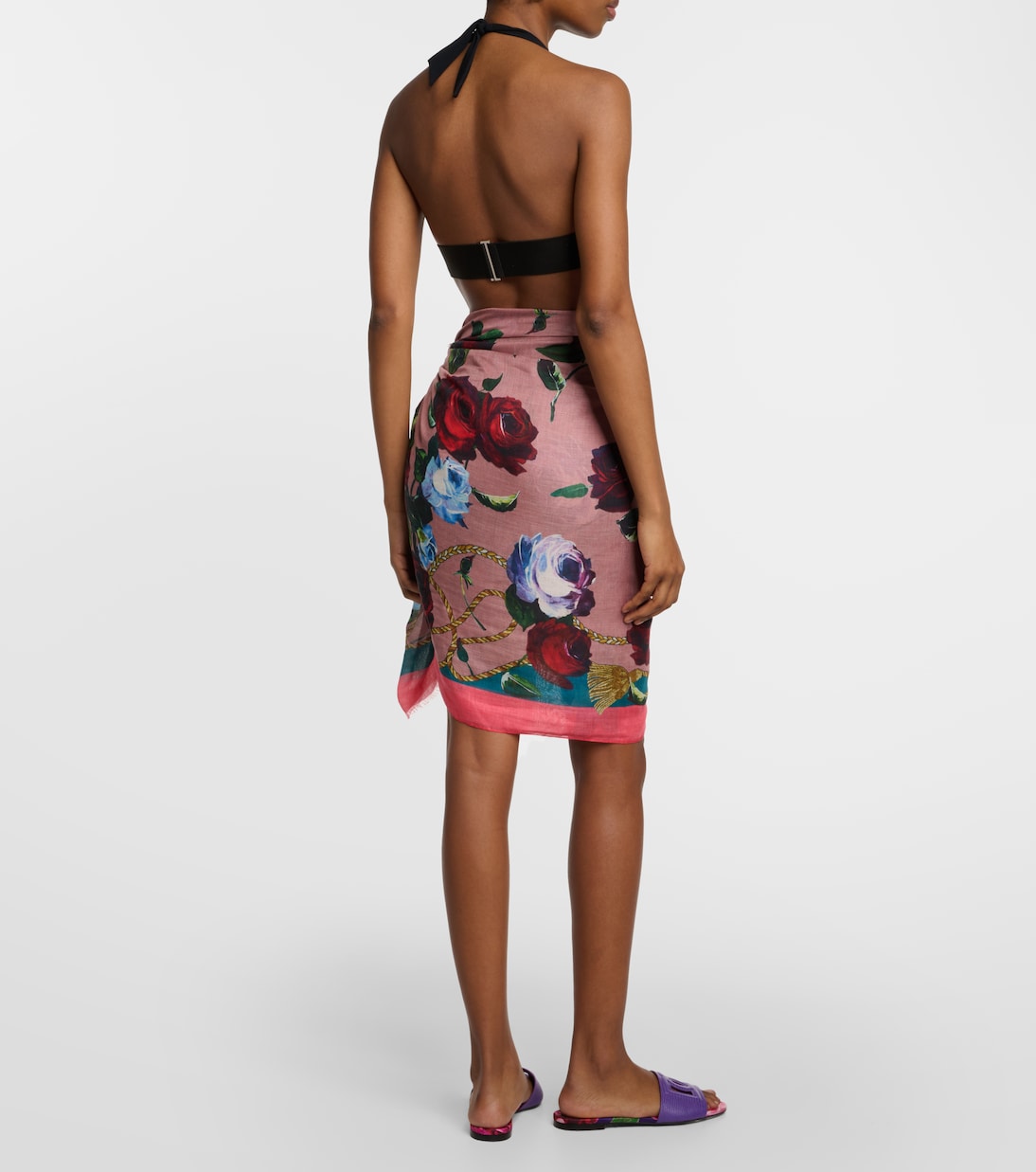 Pañuelo de cachemir y modal estampado | Dolce&Gabbana