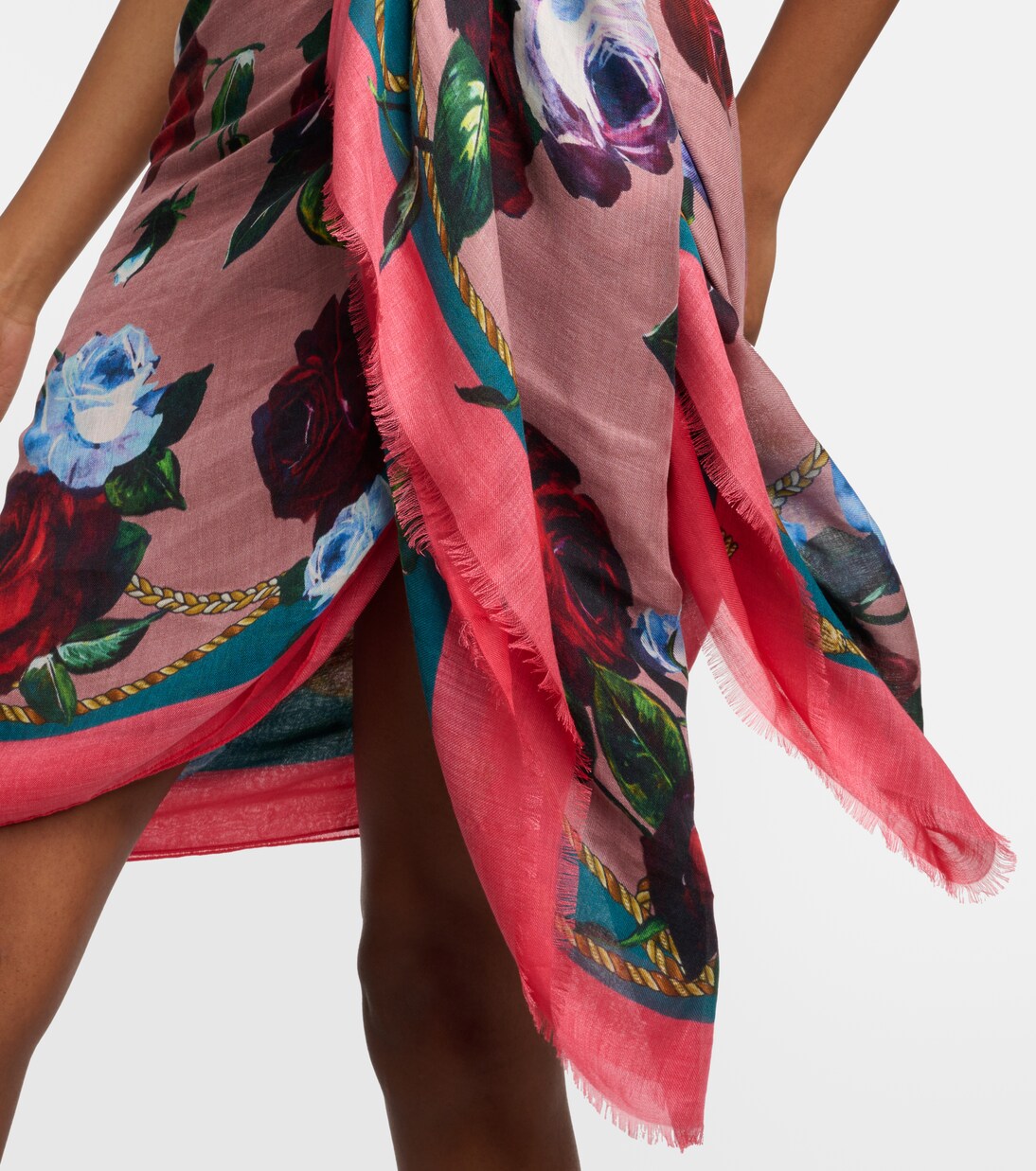 Pañuelo de cachemir y modal estampado | Dolce&Gabbana