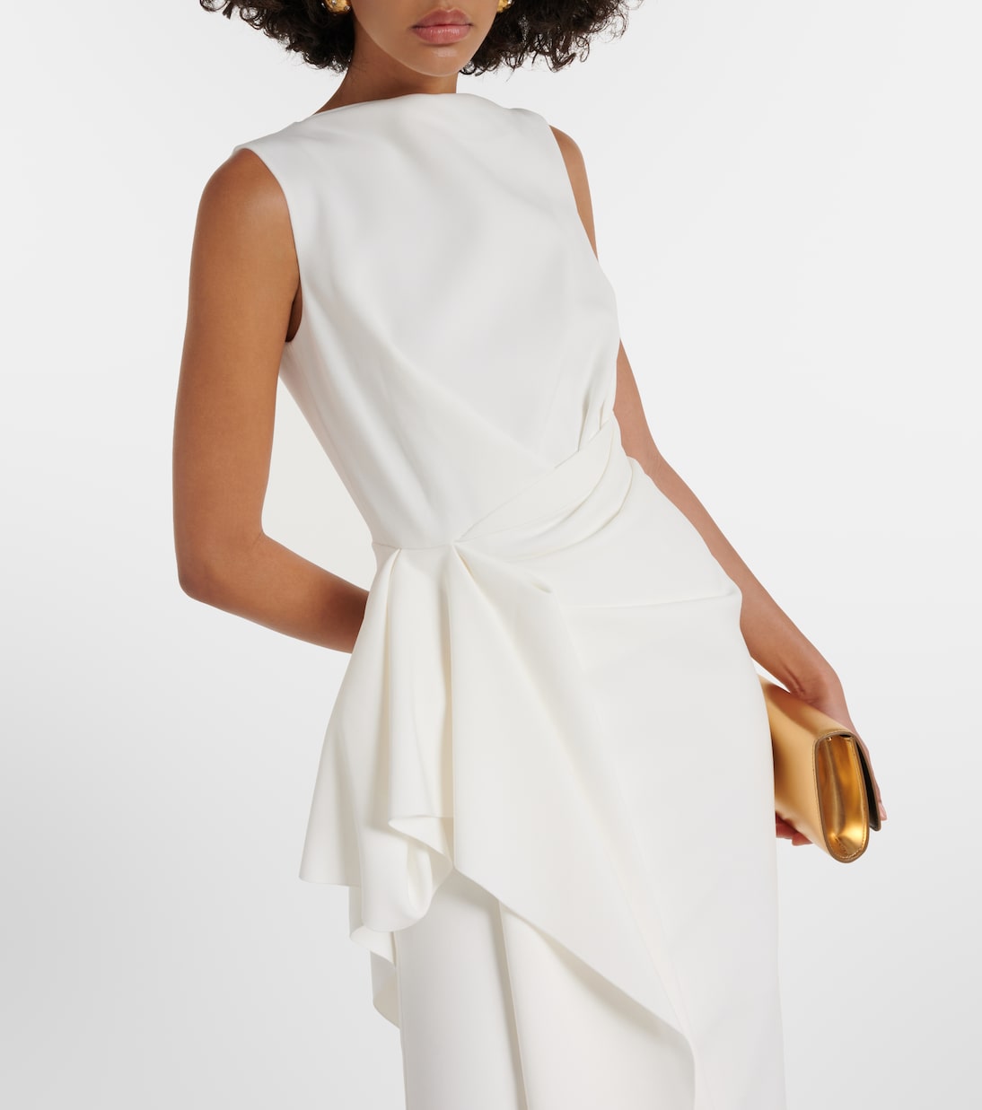 Robe midi Calatrava en crêpe | Roksanda