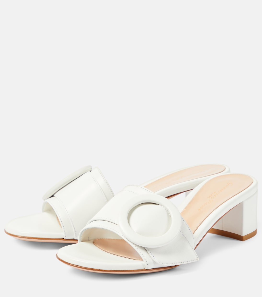 Pantoletten aus Leder | Gianvito Rossi