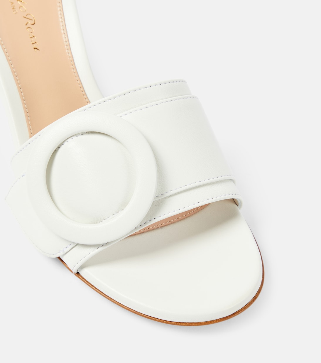 Pantoletten aus Leder | Gianvito Rossi