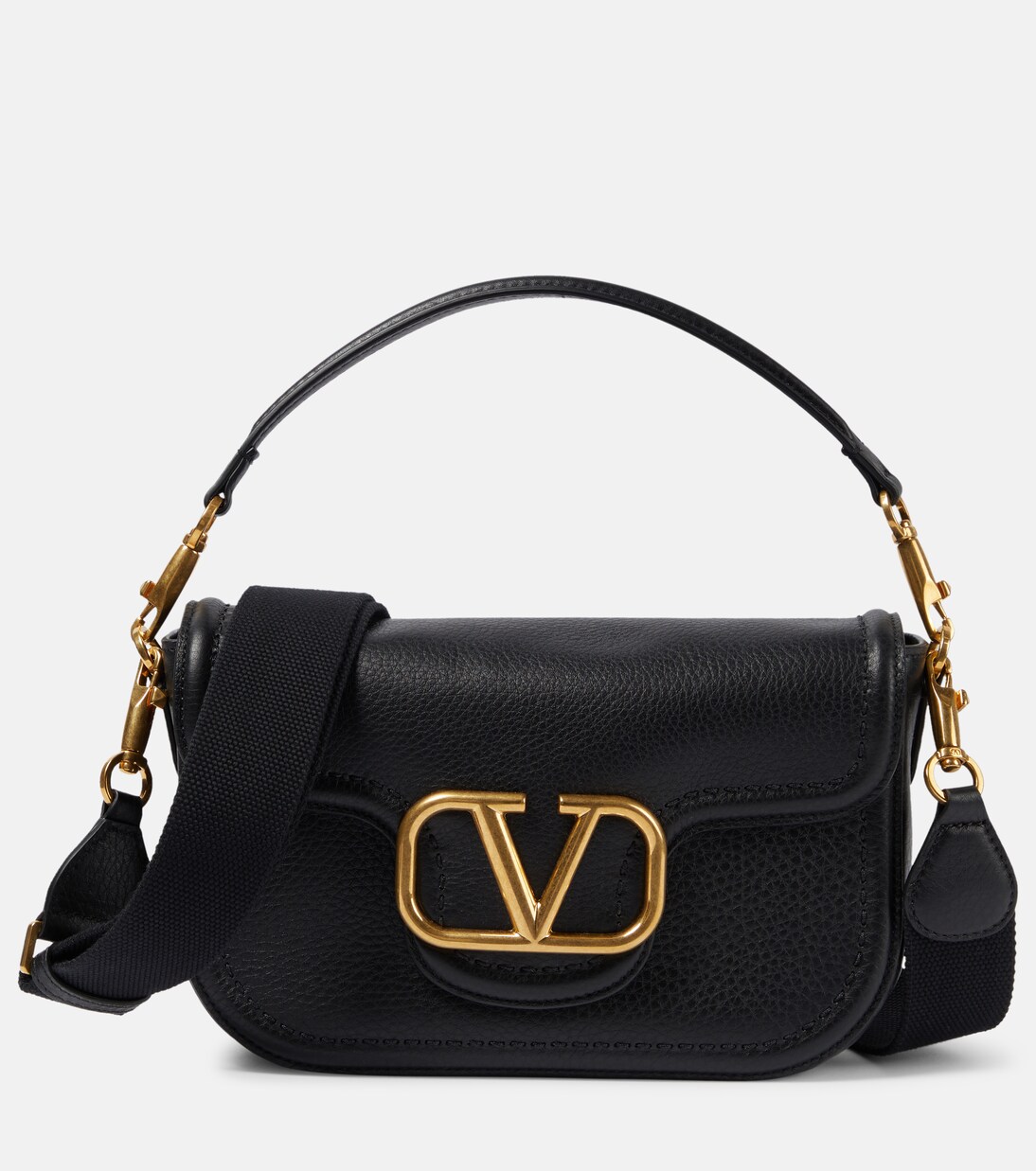 ショルダーバッグ・ポシェット VALENTINO GARAVANI ALLTIME LEATHER SHOULDER BAG Alltime leather shoulder bag in black - Valentino Garavani