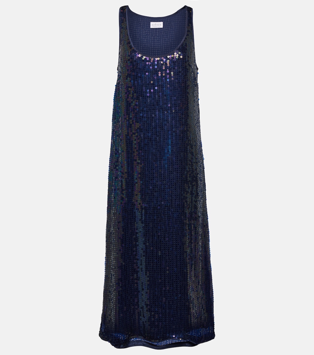 Vestido midi Alena con lentejuelas | Velvet
