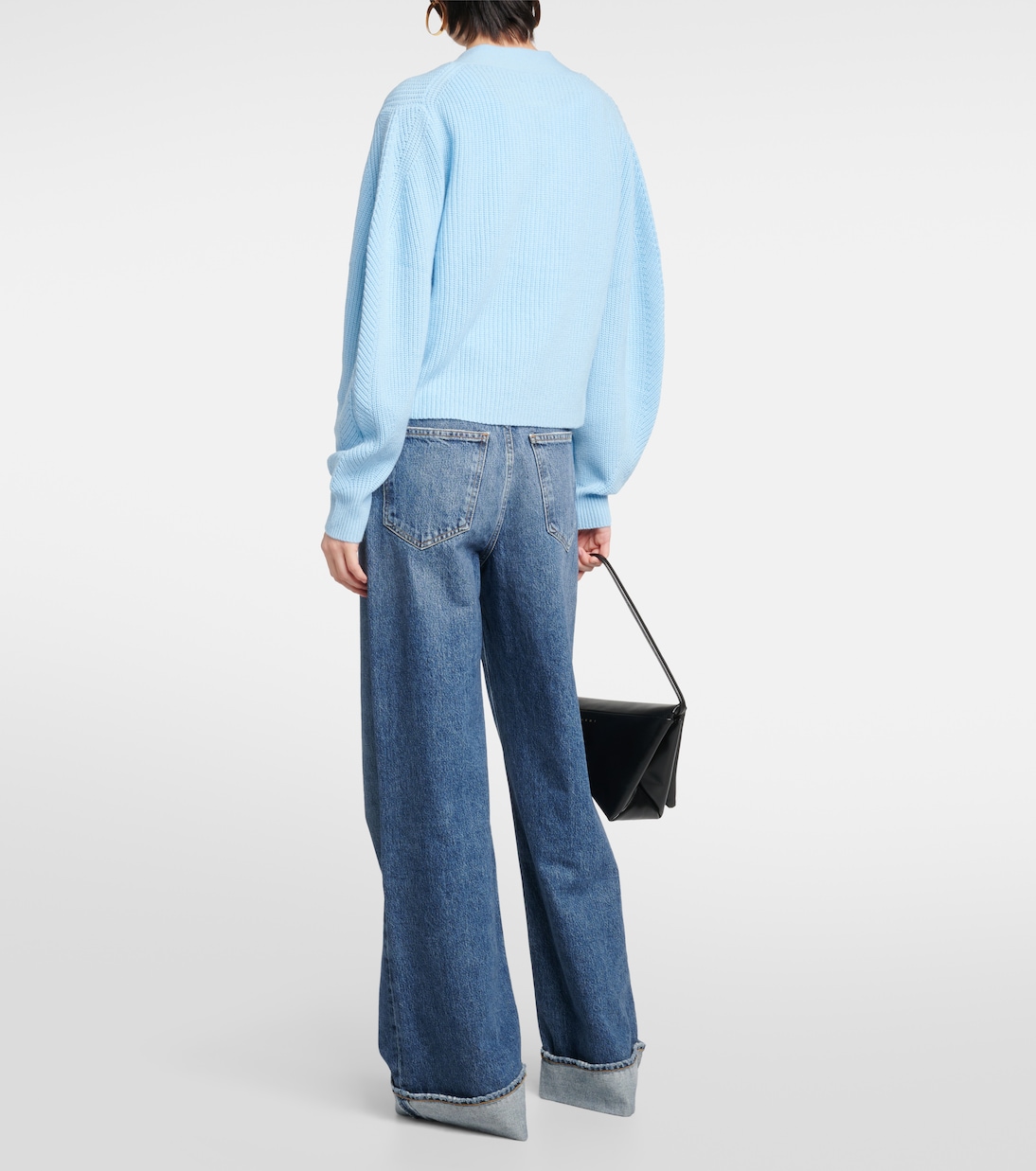 Cropped wool and cashmere cardigan | Jardin des Orangers
