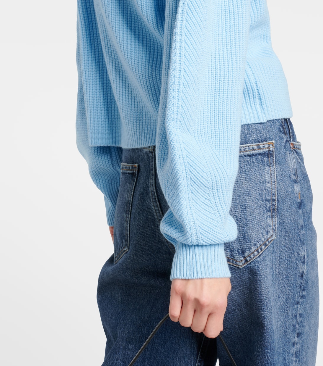 Cropped wool and cashmere cardigan | Jardin des Orangers