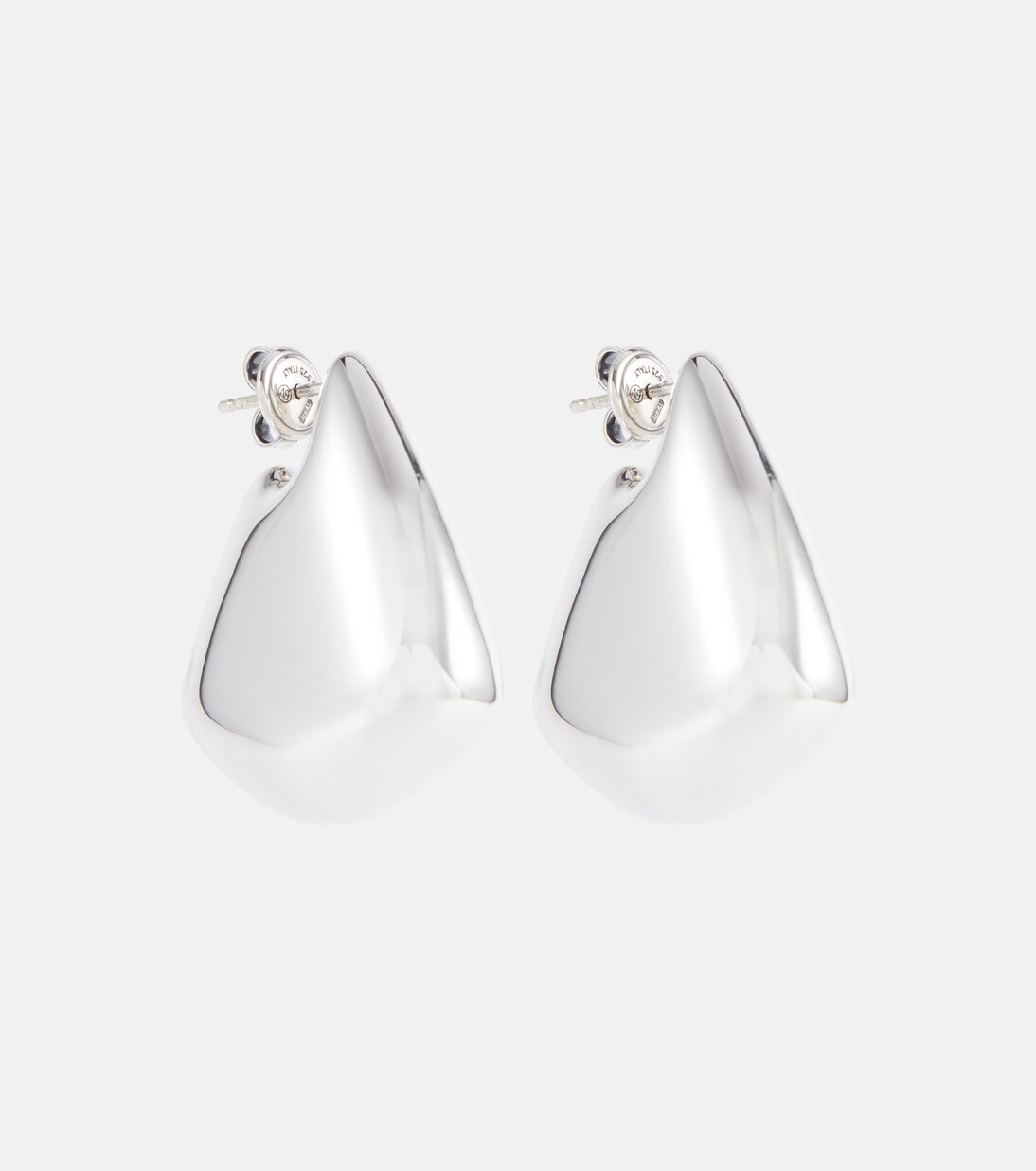 Orecchini piccoli in argento sterling BOTTEGA VENETA per giovani alla moda