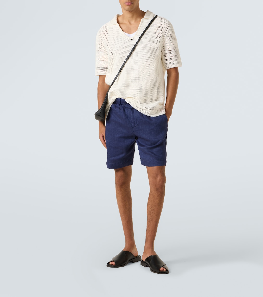 Shorts Felipe de lino y algodón | Frescobol Carioca
