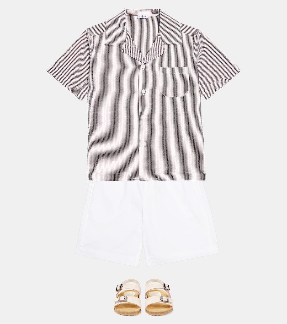 Set aus Hemd und Bermuda-Shorts | Il Gufo