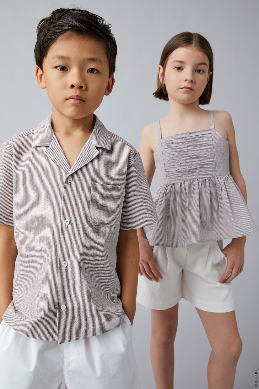 Set aus Hemd und Bermuda-Shorts | Il Gufo