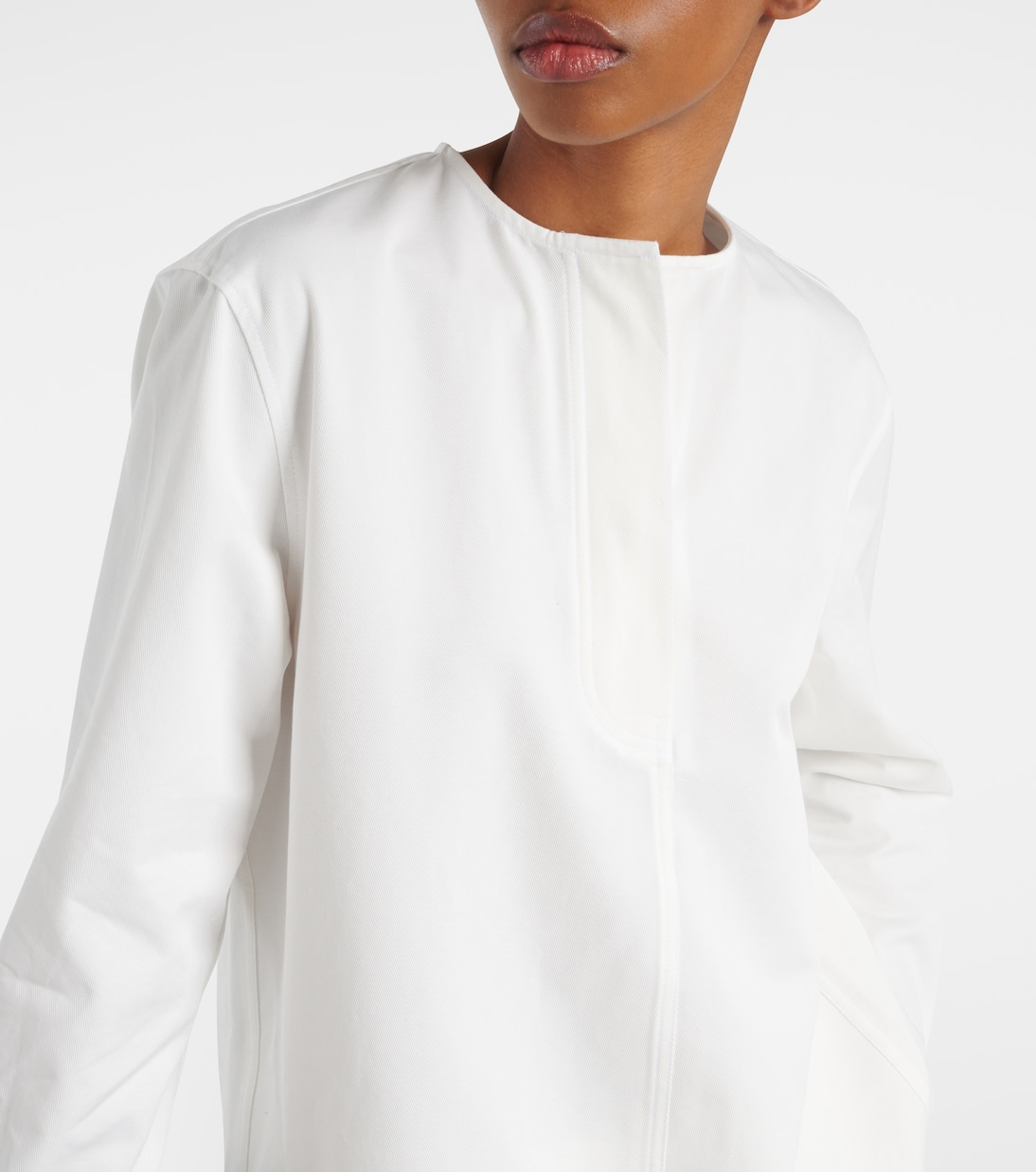 Blusa de sarga de algodón | Toteme