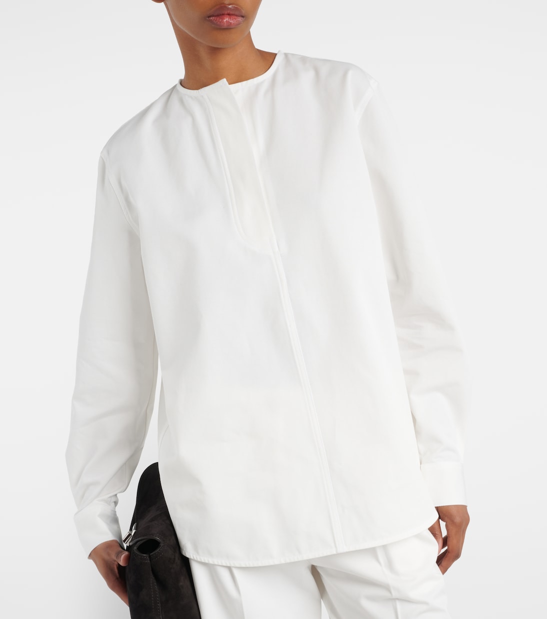 Blusa de sarga de algodón | Toteme