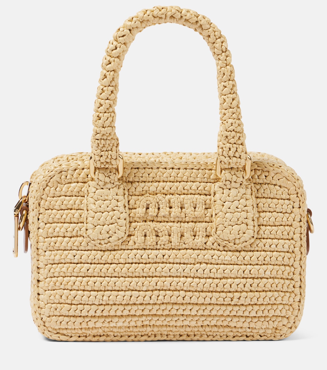 Schultertasche Arcadie aus Häkelstrick | Miu Miu