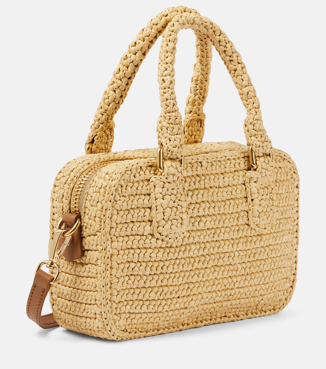 Schultertasche Arcadie aus Häkelstrick | Miu Miu
