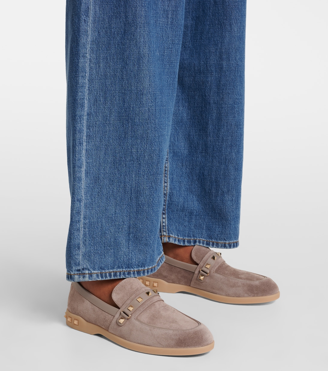 Mocassins Leisure Flows en daim | Valentino Garavani