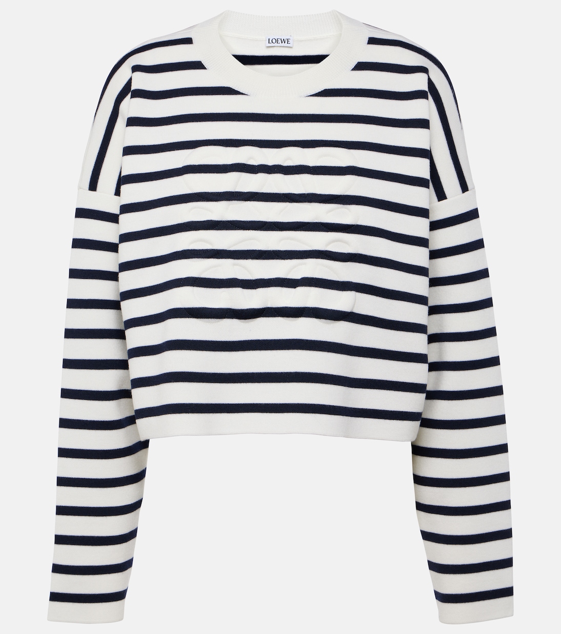 Sudadera de algodón a rayas | Loewe