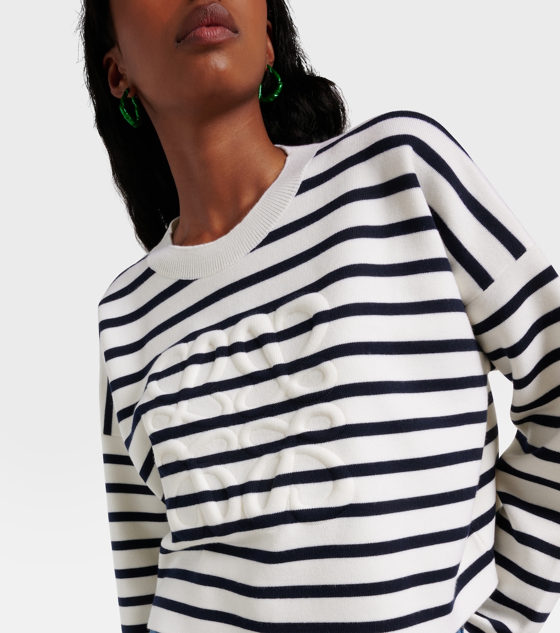 Sudadera de algodón a rayas | Loewe