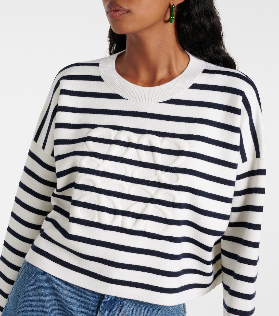 Sudadera de algodón a rayas | Loewe
