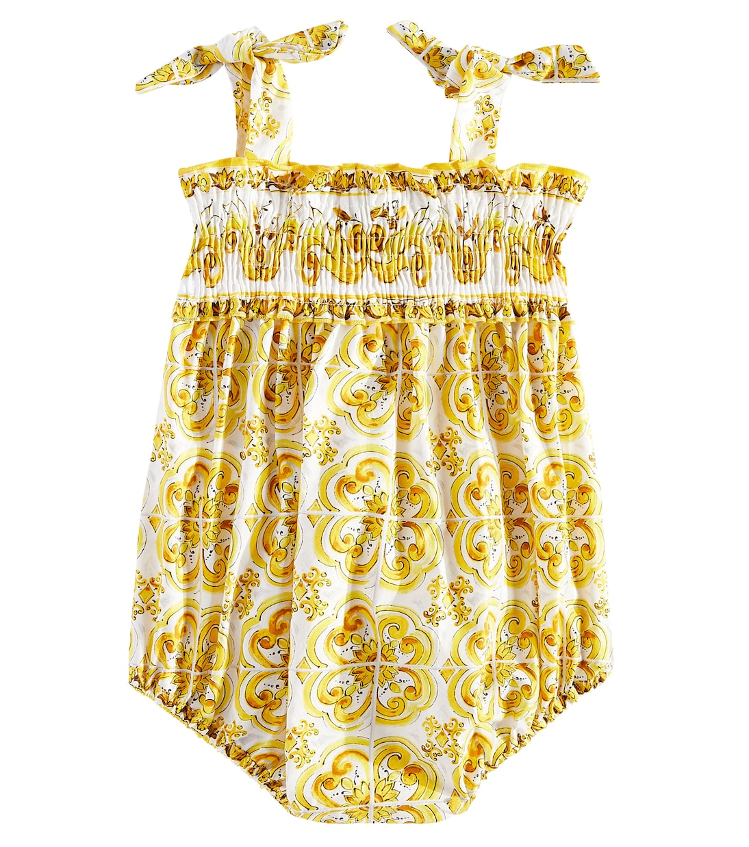 Baby Body Majolica aus Baumwolle | Dolce&Gabbana Kids