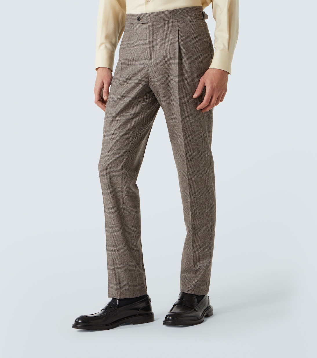 Prince of Wales check wool suit | Thom Sweeney