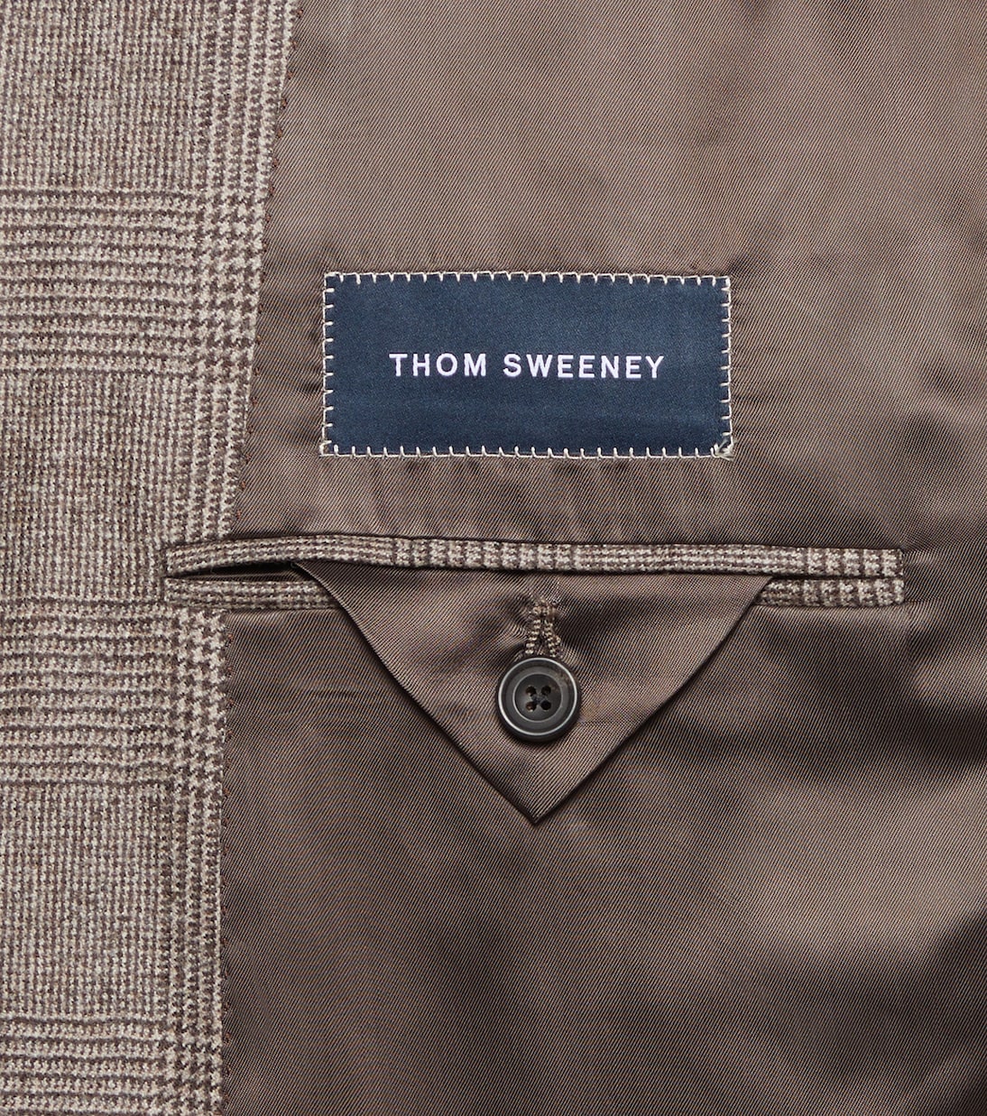 Prince of Wales check wool suit | Thom Sweeney