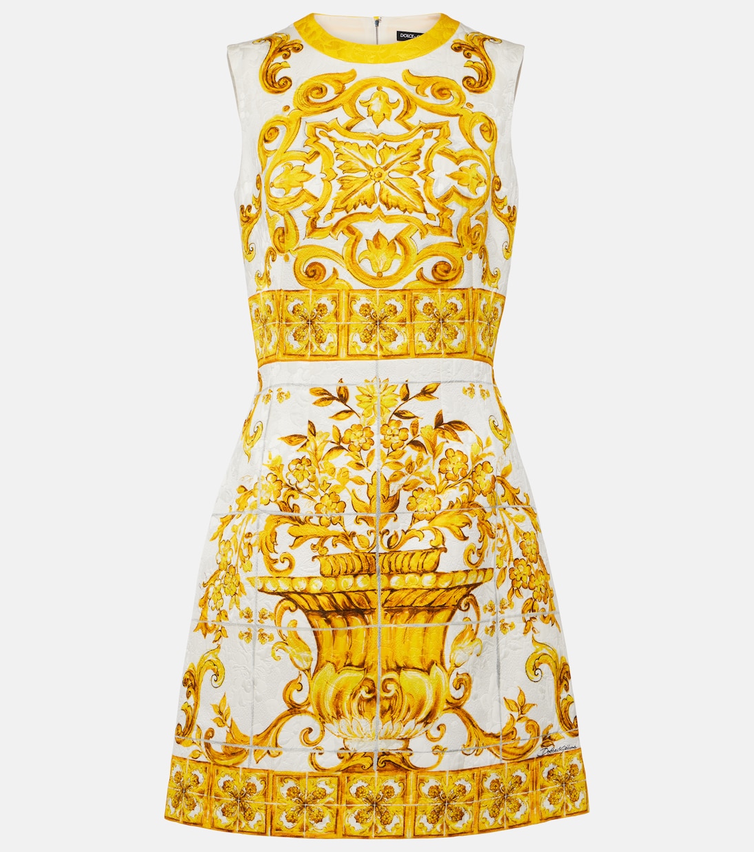 Robe Majolica en coton mélangé | Dolce&Gabbana