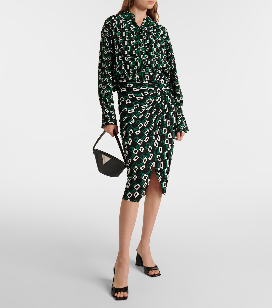 Falda midi Willow estampada | Diane von Furstenberg