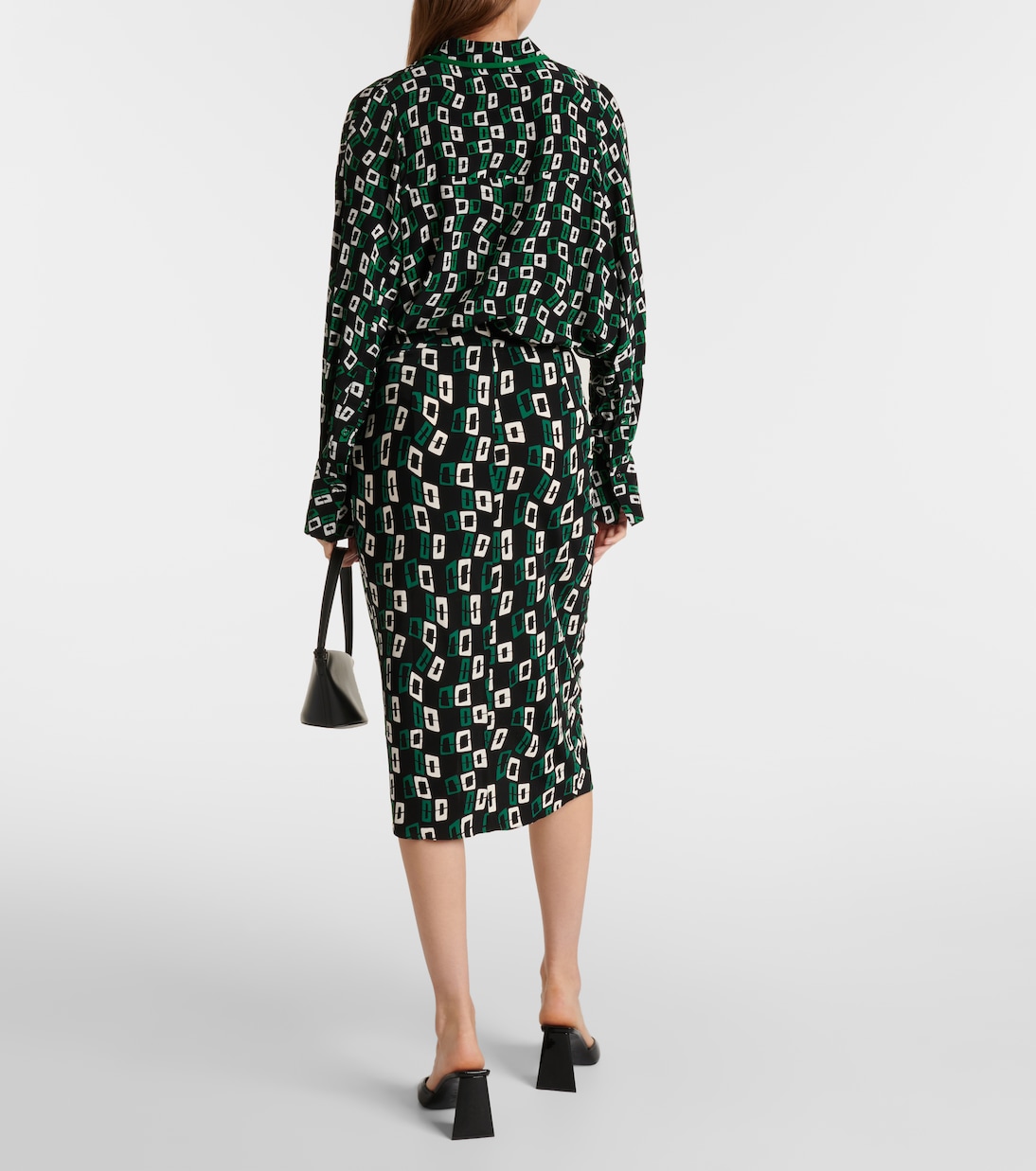 Falda midi Willow estampada | Diane von Furstenberg