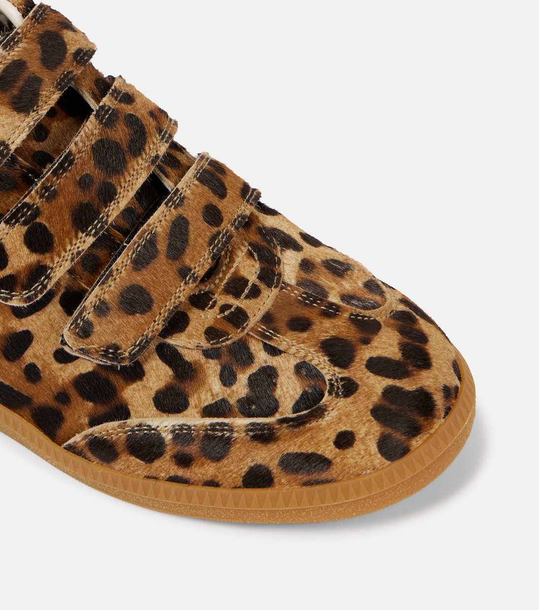 Beth leopard-print calf hair sneakers | Isabel Marant
