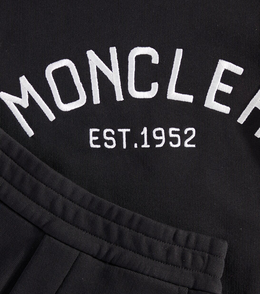 Logo fleece sweatshirt and sweatpants set | Moncler Enfant