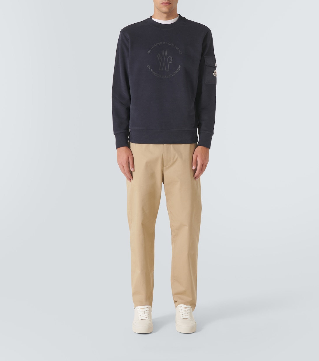 Sudadera de jersey de algodón con logo | Moncler