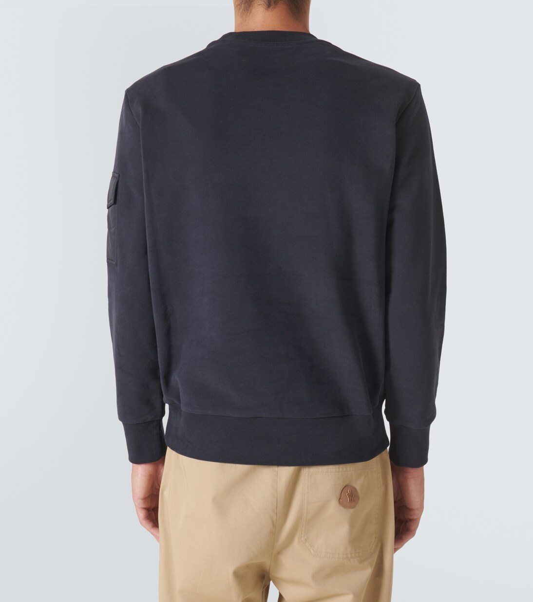 Sudadera de jersey de algodón con logo | Moncler