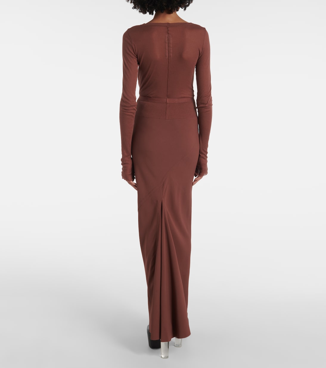 Falda larga de punto | Rick Owens