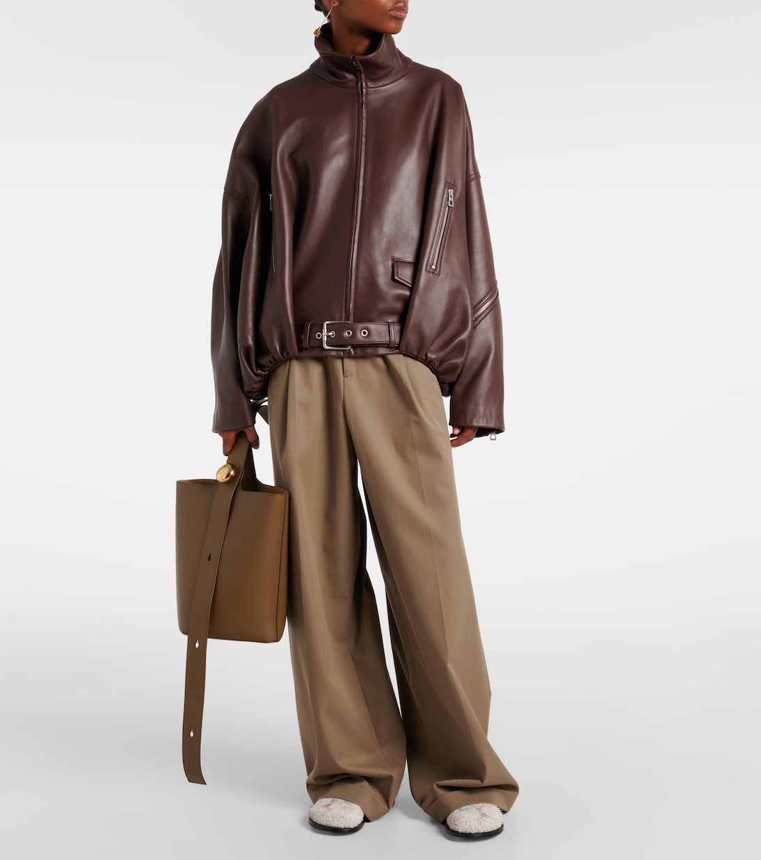 Balloon leather jacket | Loewe