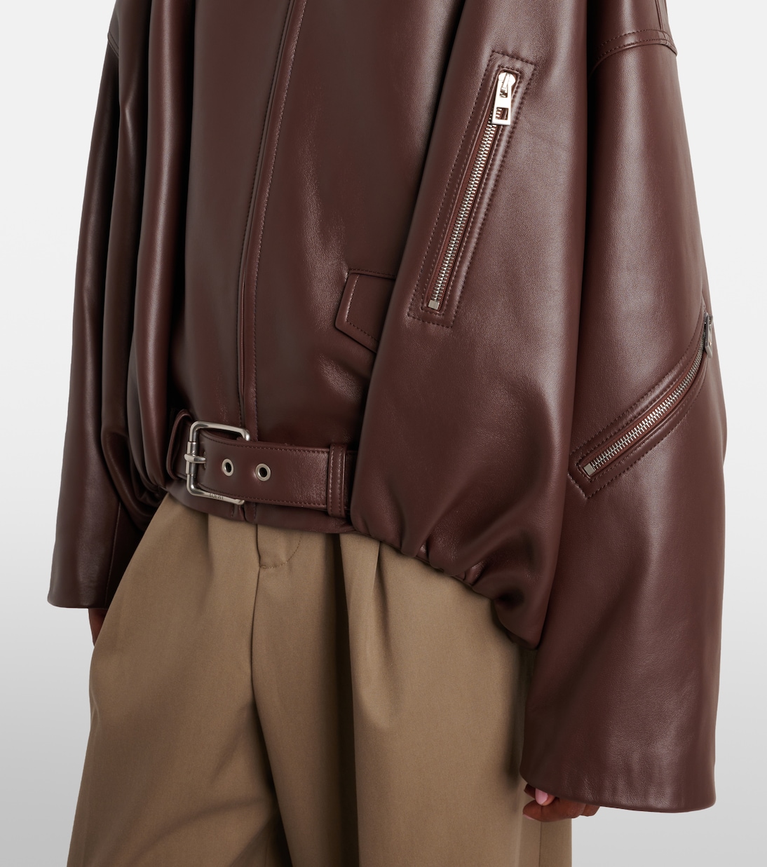 Balloon leather jacket | Loewe