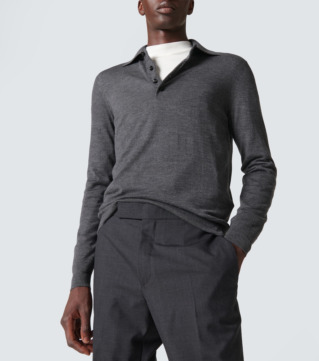 Wool polo sweater | Tom Ford
