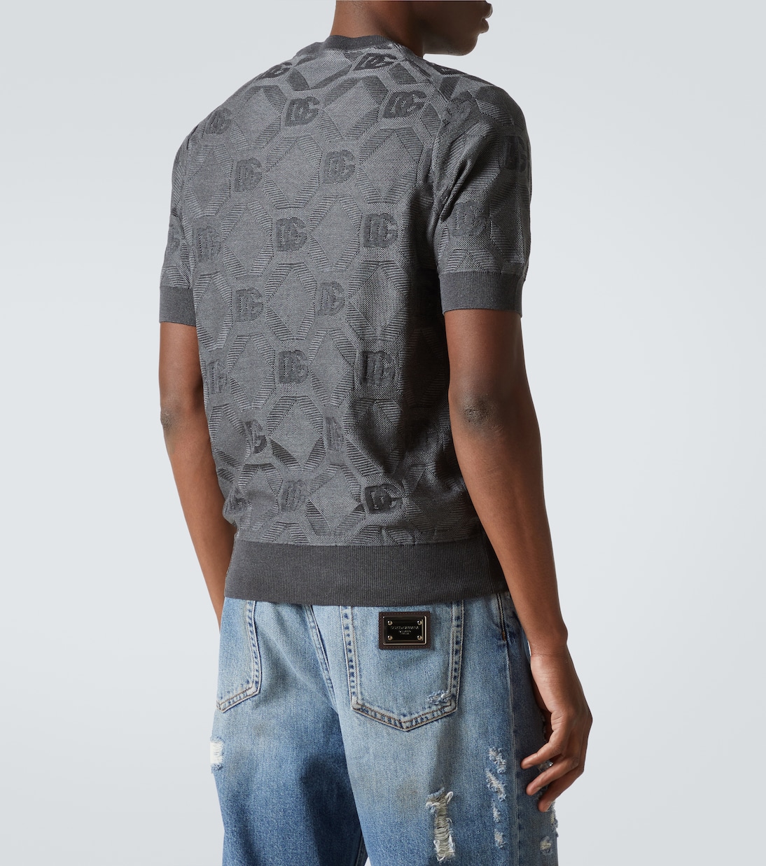 Top DG in seta jacquard | Dolce&Gabbana